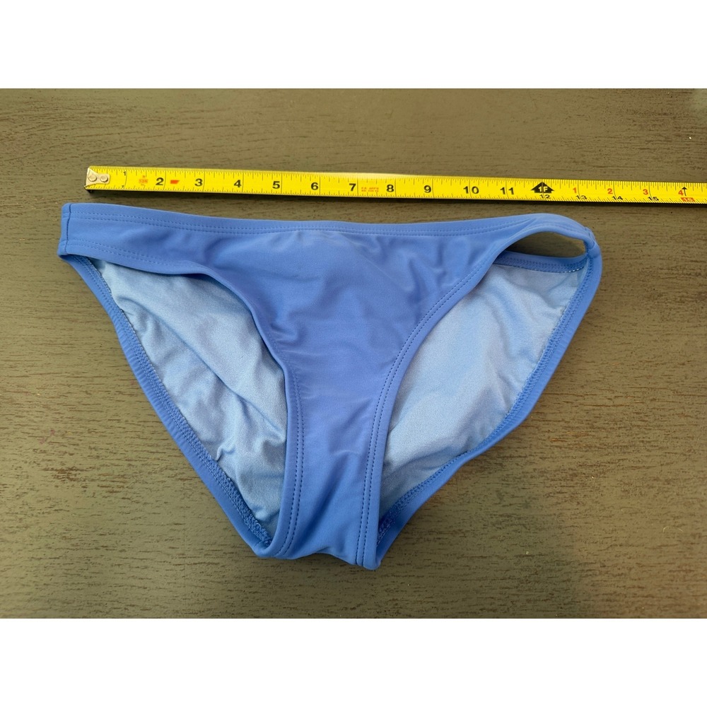 Xhilaration Blue Bikini Swim Bottom Low Rise Solid Periwinkle Small